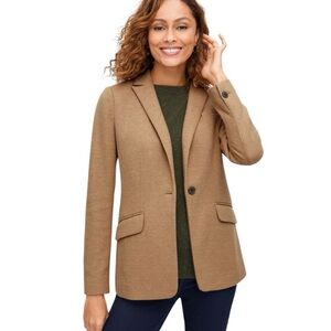 Talbots Blazer Camel Blazer Wool size 18